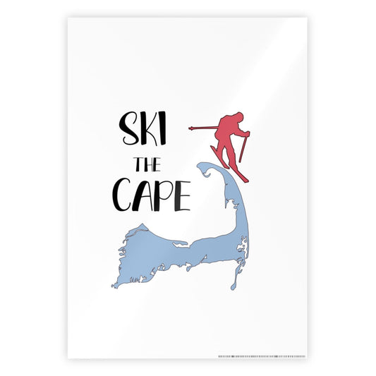 Cape Cod "Ski the Cape-r" - Gloss Posters