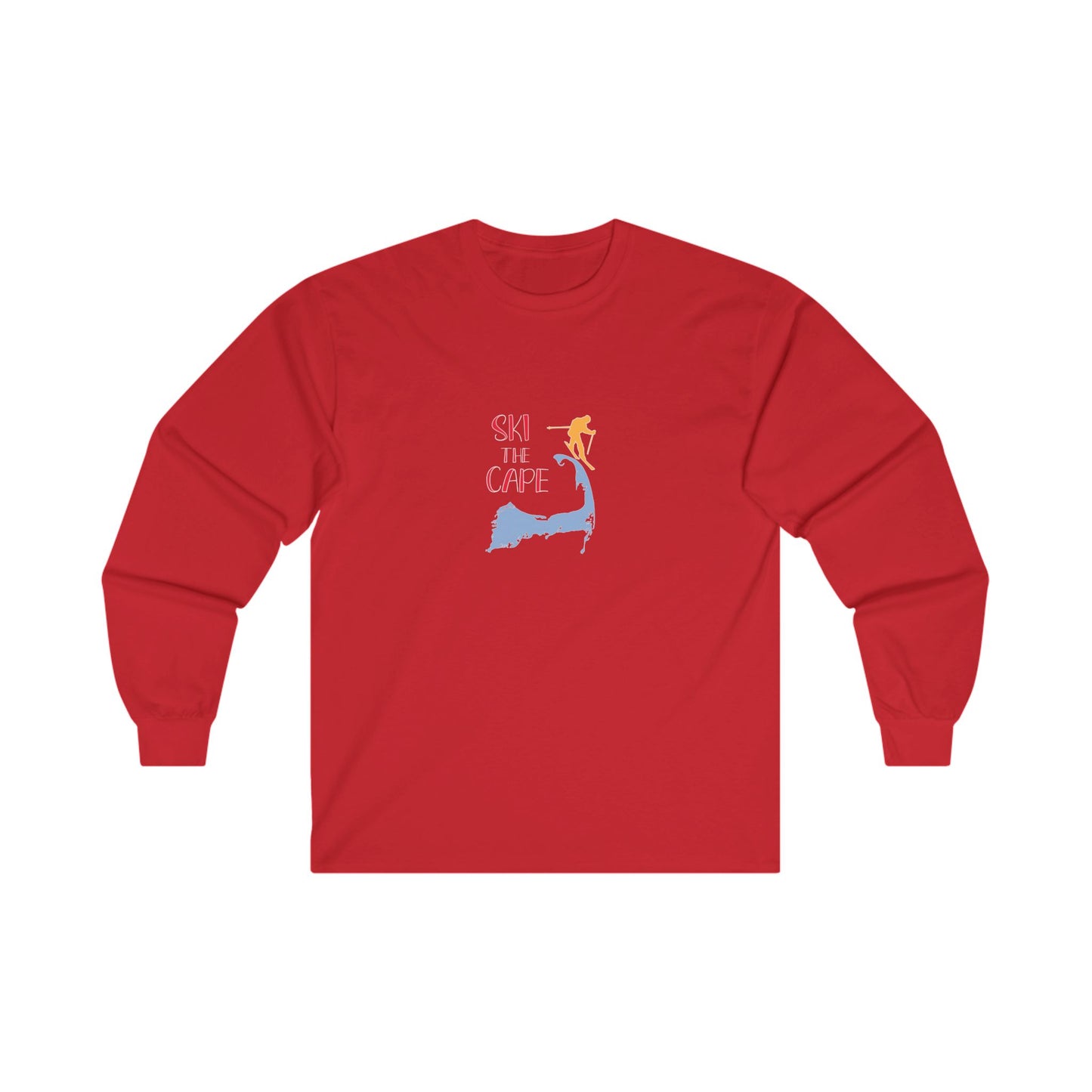 Adult "Ski the Cape-g" - LS Tee