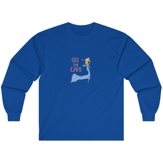 Adult "Ski the Cape-g" - LS Tee